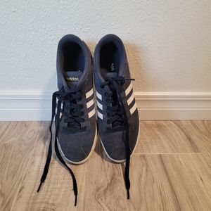 Blue sued Adidas sneakers